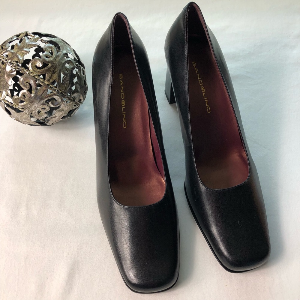 BANDOLINO Essential black leather size 8